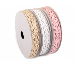 5m Häkelspitze Borte Baumwollspitze Farbvarianten 6